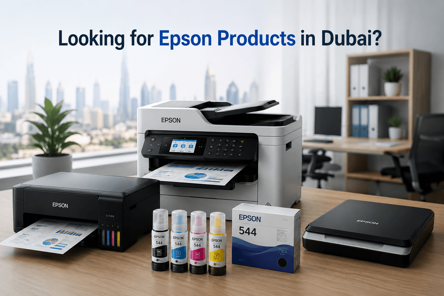 Epson products at Tech Speed Computers Systems, Dubai