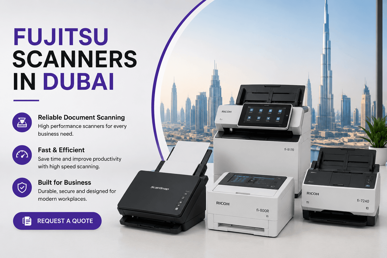 Fujitsu products at Tech Speed Computers Systems, Dubai