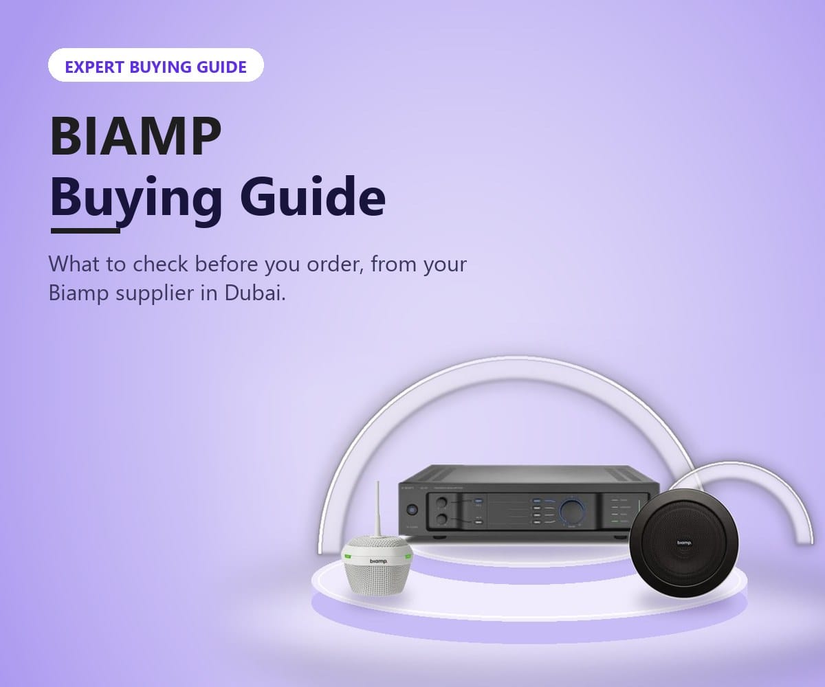 Biamp buying guide from Tech Speed Computers Systems, your Biamp supplier in Dubai