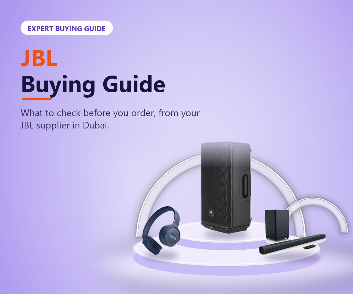 JBL buying guide from Tech Speed Computers Systems, your JBL supplier in Dubai